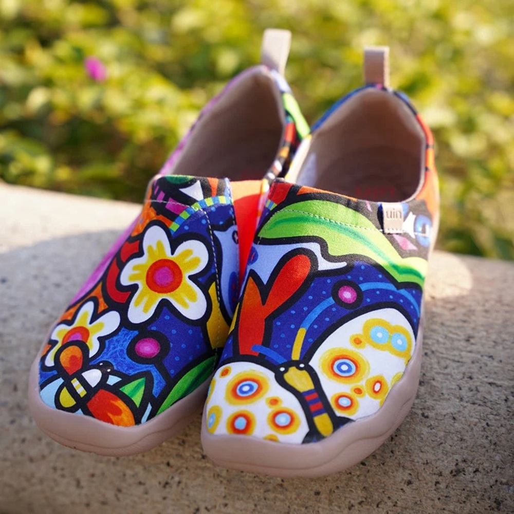 UIN Artistic Multicolor Slip-Ons - image 7